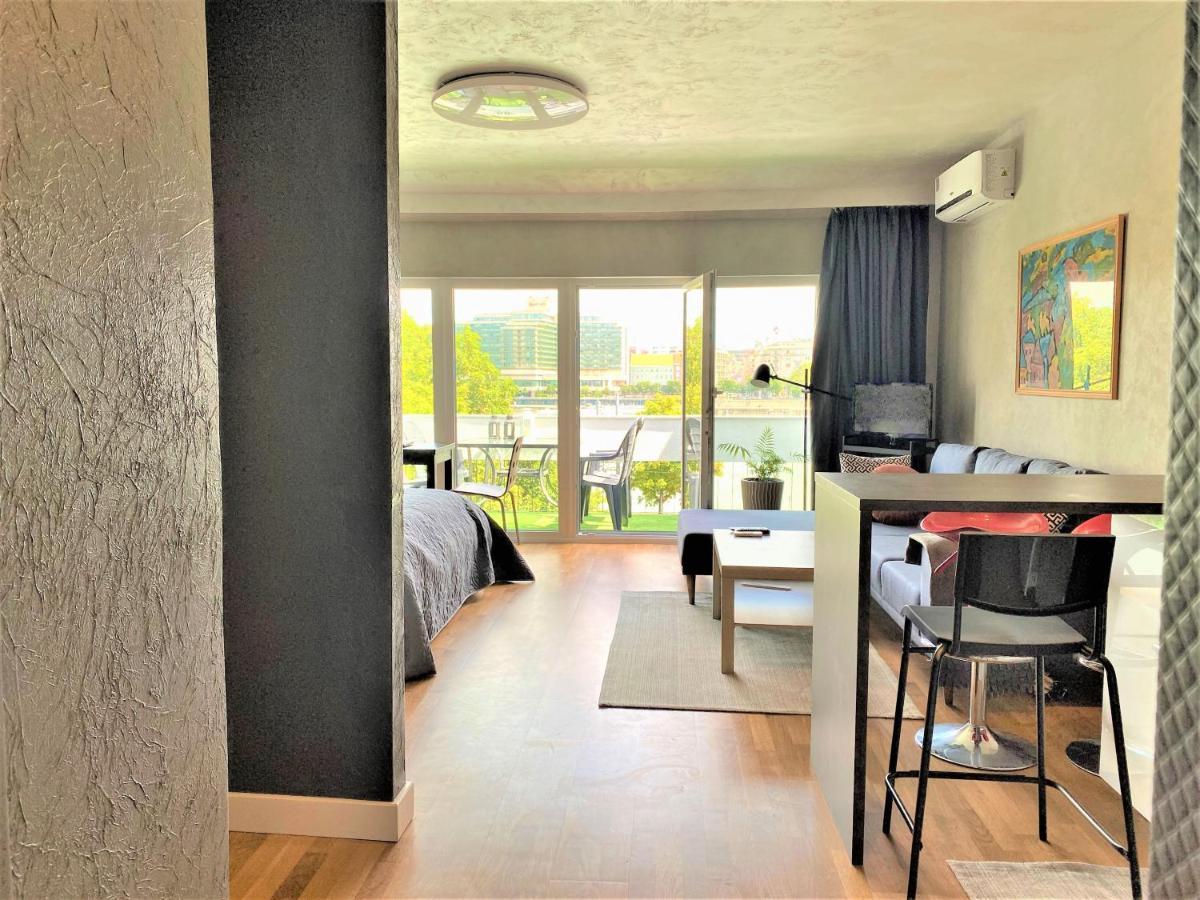 Danube View Artapartment With Balcony Budapest Exterior foto